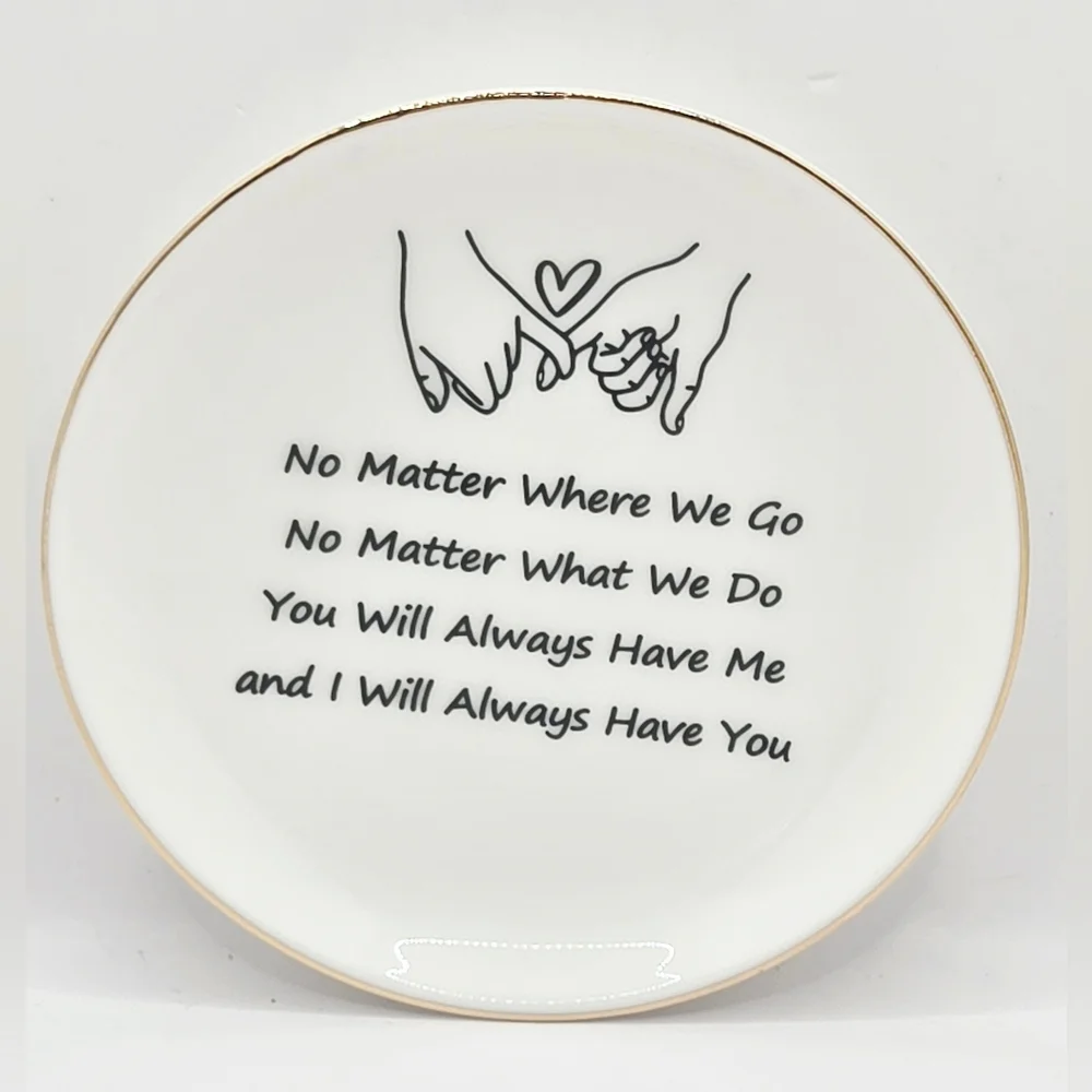 Ceramic Jewelry‎ Dish, Long Distance Friendship Gifts